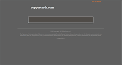 Desktop Screenshot of coppercards.com